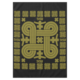 Finnish Sisu Art Tablecloth