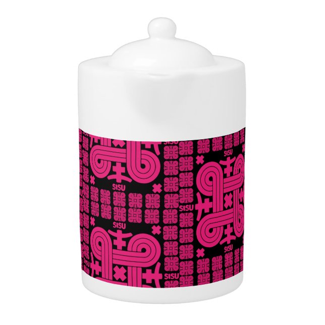 Finnish Sisu Art Teapot (Front)