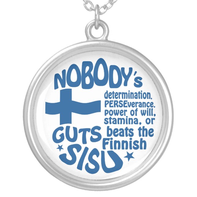 Finnish SISU necklace (Front)
