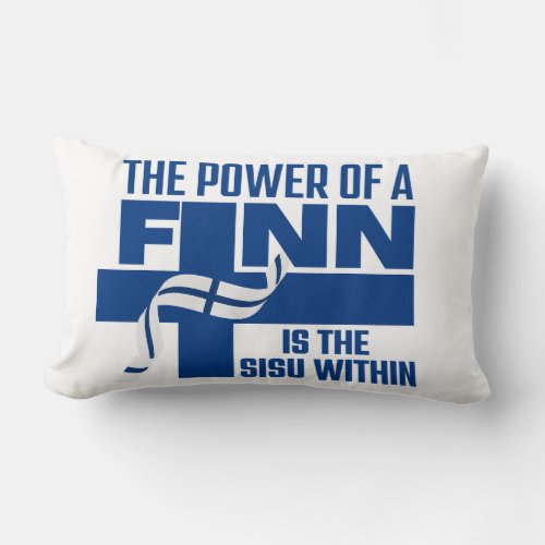 Finnish SISU Within Throw Pillow