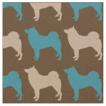 Finnish Spitz Fabric