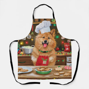 Finnish Spitz Holiday Baking: Festive Christmas Apron