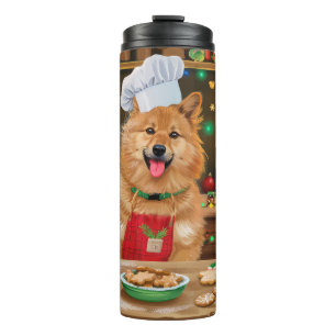 Finnish Spitz Holiday Baking: Festive Christmas Thermal Tumbler