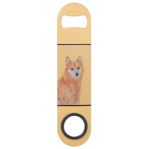 Finnish Spitz Painting _ Cute Original Dog Art Bar Key