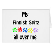 Finnish Spitz Walks Design (Front Horizontal)