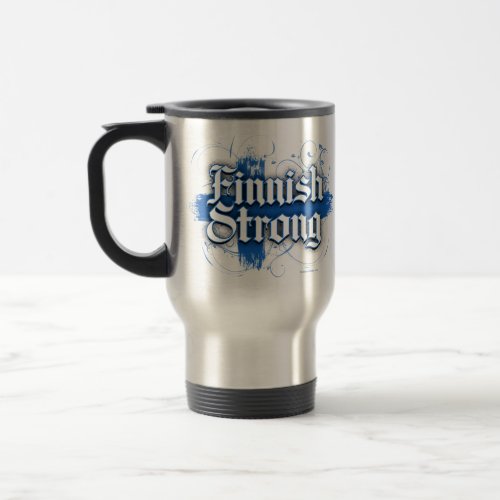 Finnish Strong Finland Travel Mug