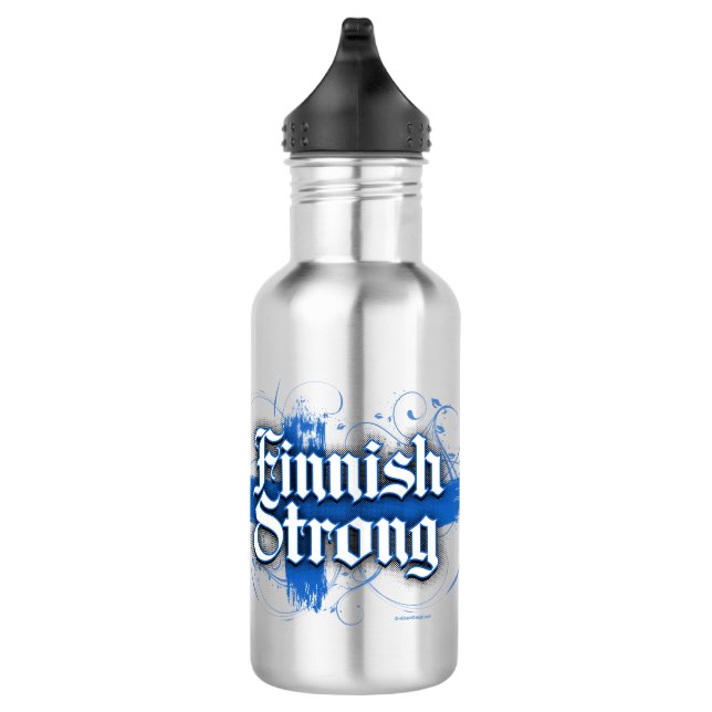 Finnish Strong (Finland) Water Bottle (Right)