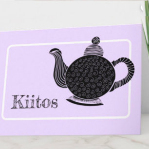 Finnish Teapot Thank You Card