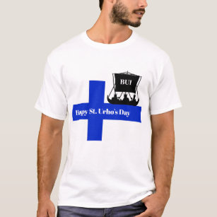 Finnish Viking Party Boat for St. Urho T-Shirt