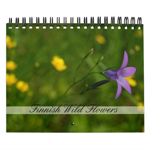 Finnish Wild Flowers Calendar