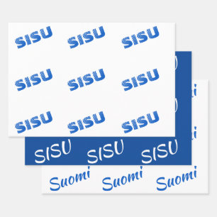 Finnish Wrapping Paper Set; SISU & Suomi