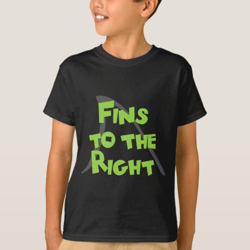 Fins to the Right T_Shirt