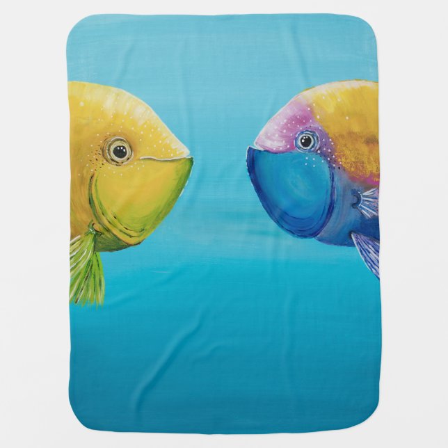 Finside Joke blanket, wrap your child in giggles! Baby Blanket (Front)