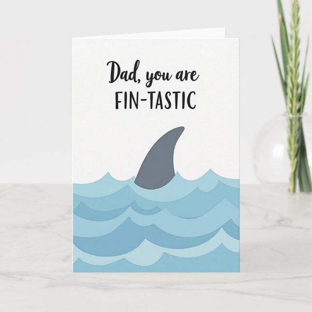 Fintastic Fathers Day Card (Front)