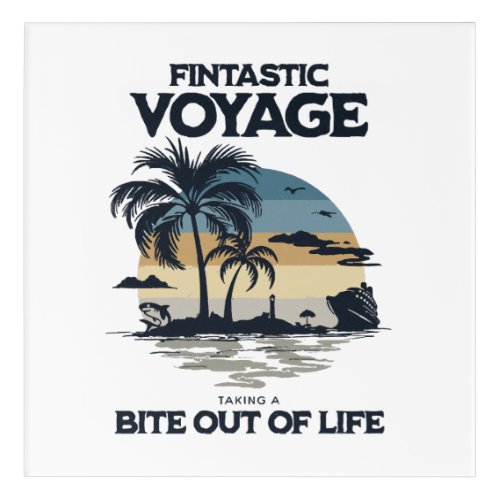 Fintastic Voyage Taking a Bite Out of Life Acrylic Print