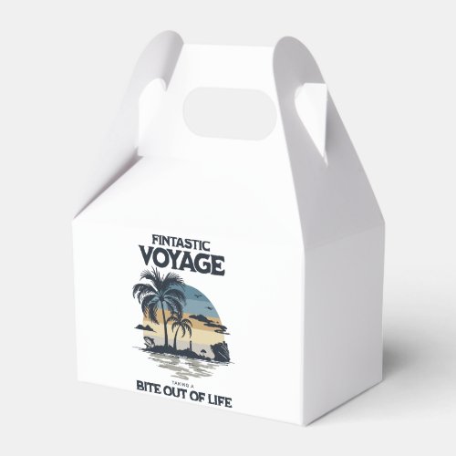 Fintastic Voyage Taking a Bite Out of Life Favor Boxes