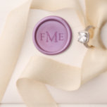 Fiona Bold Monogram Modern Wedding Wax Seal Stamp<br><div class="desc">Contemporary and modern wedding wax seal stamp featuring a simple and minimal design with your three initial monogram in bold typography.  This minimalist typographic design is a great addition to your wedding invitation suite.</div>