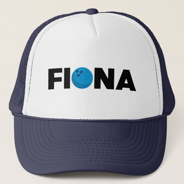 Fiona bowling trucker hat (Front)