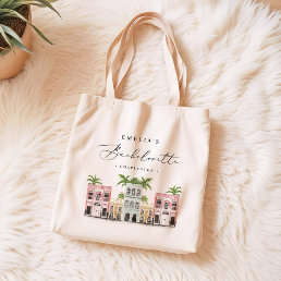 FIONA Charleston Bachelorette Canvas Tote Bag