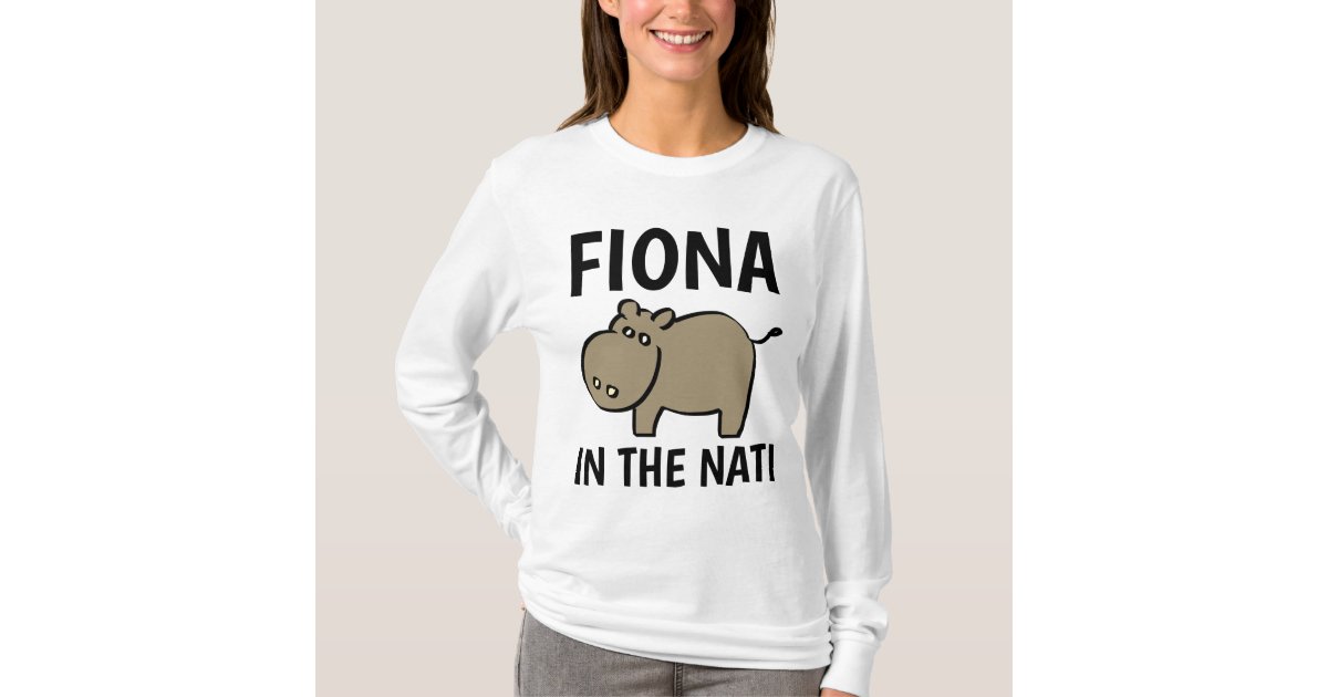 Fiona gets custom Cincinnati Hippos jersey