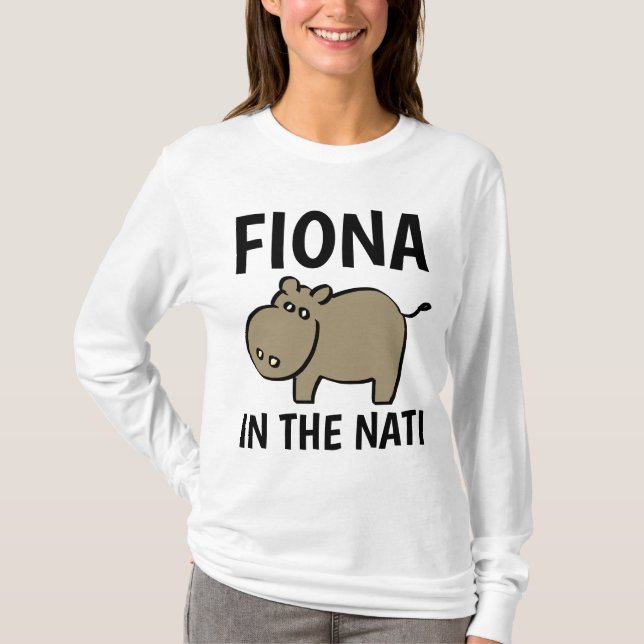FIONA CINCINNATI HIPPO T-Shirts (Front)