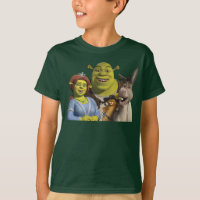 Fiona, Shrek, Puss In Boots, And Donkey T-Shirt