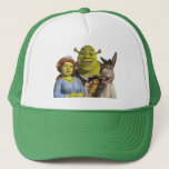 Fiona, Shrek, Puss In Boots, And Donkey Trucker Hat at Zazzle