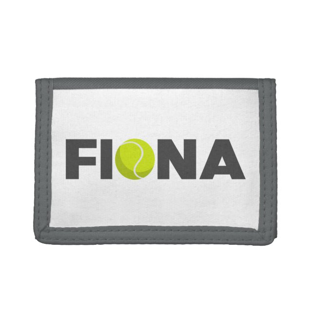 Fiona Tennis Trifold Wallet (Front)