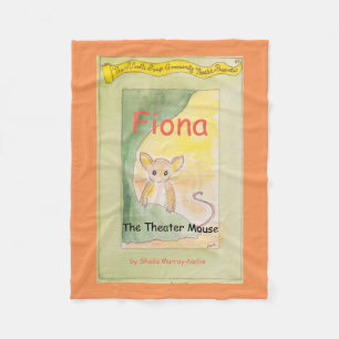 Fiona the Theater Mouse Fleece Blanket