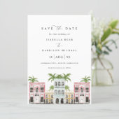 FIONA Watercolor Charleston SC Save the Date Invitation (Standing Front)