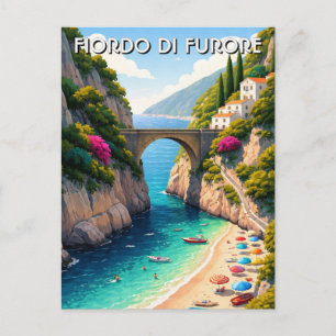 Fiordo di Furore Italy Postcard