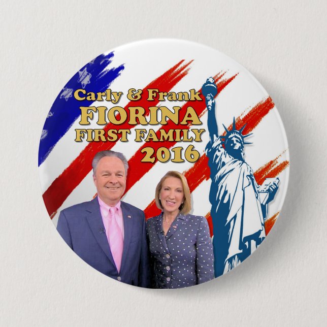 Fiorina First Family 2016 Button (Front)