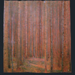 Fir Forest by Gustav Klimt Shower Curtain<br><div class="desc">Gustav Klimt - Art Nouveau artist</div>