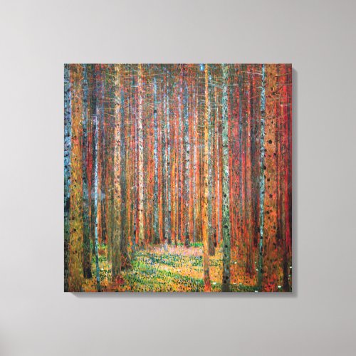 Fir Forest  Gustav Klimt  Canvas Print