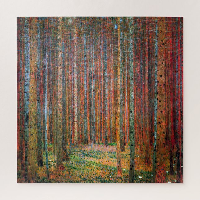 Fir Forest | Gustav Klimt | Jigsaw Puzzle (Vertical)