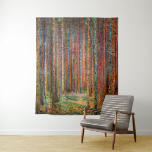 Fir Forest Mr. Gustav Klimt Tapestry