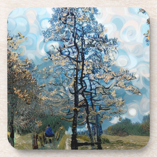 FIR TREE BEVERAGE COASTER (Front)