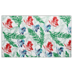Fir Tree Branches with Berries Fabric