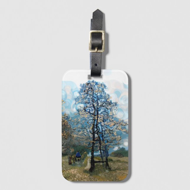 FIR TREE LUGGAGE TAG (Front Vertical)