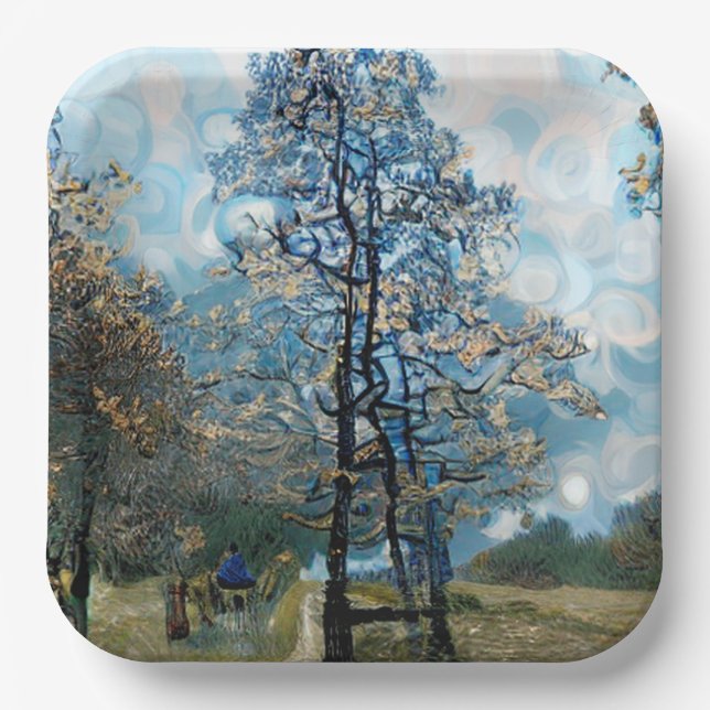 FIR TREE PAPER PLATES (Front)