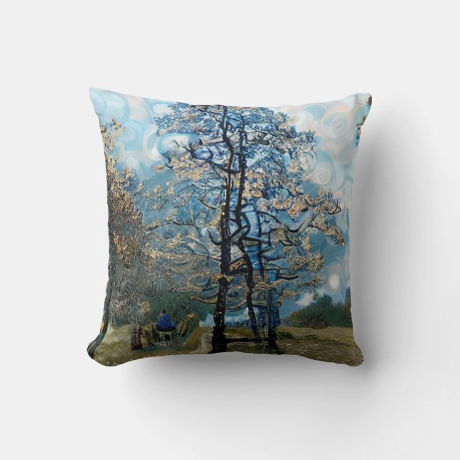 FIR TREE THROW PILLOW (Front)