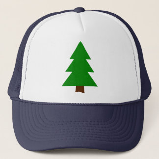 Fir tree trucker hat