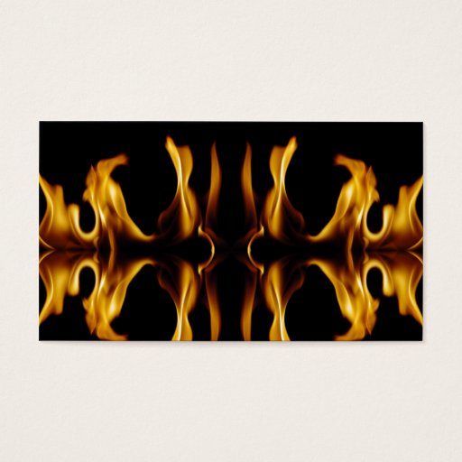 Customizable Fire Business Card Template