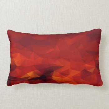 Fire Abstract Lumbar Pillow by TheHomeStore at Zazzle