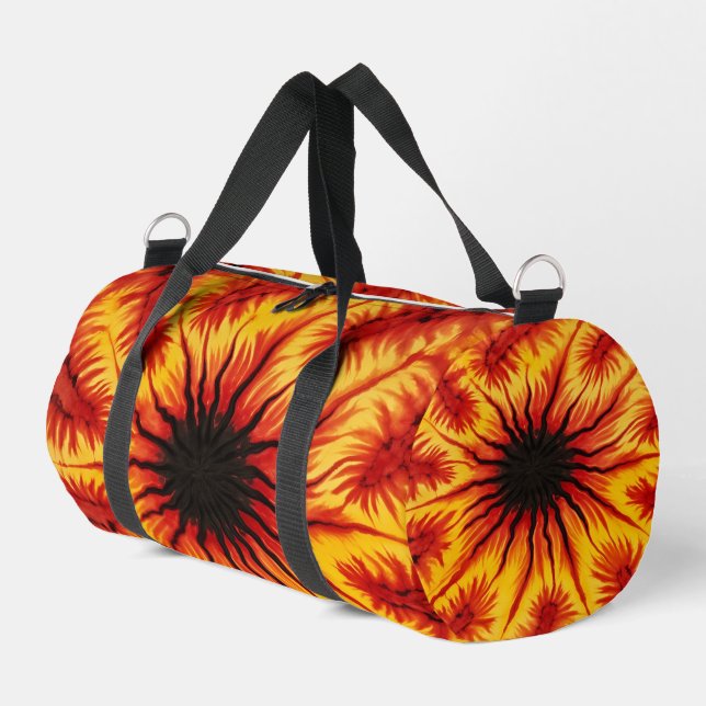  Fire Abstract Pattern Gear Bag Weekender (Left Corner)