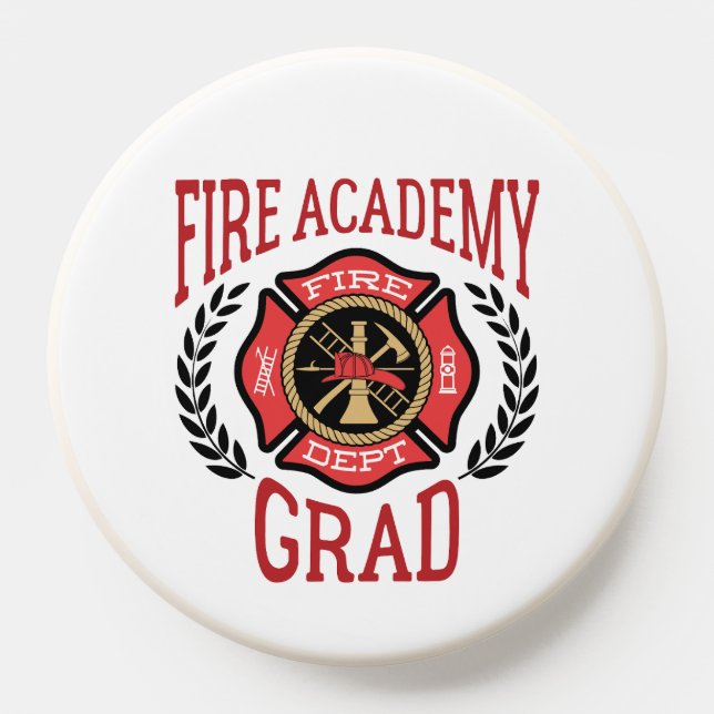 Fire Academy Grad Graduation PopSocket (Popsocket)