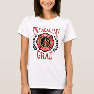 Fire Academy Grad Graduation T-Shirt