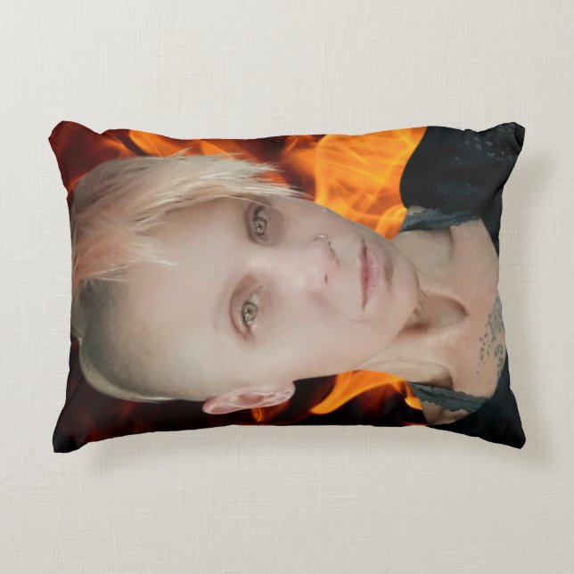 Fire Accent Pillow (Front)