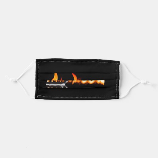 FIRE ADULT CLOTH FACE MASK (Front, Folded)