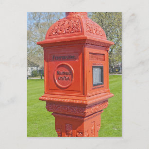 Fire Alarm Box Postcard